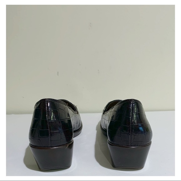 Aerosoles Shoes Loafers ‘Final Exam’ Style crocodile leather design Size 6.5 - Picture 10 of 13